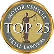 motor vehicle trial lawyers top 25